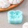 Silicone form "Bear in love", 5 × 4.9 × 1.2 cm, Biryuzovoy color