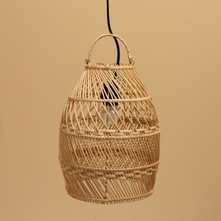 Ceiling Lamp from Rotan "AGUS" 1x120W, E27, 23x23x30 cm-2