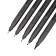 A set of capillary pens ZHK "Sonnet", different types, 5 pieces (0.1/.03./0.5/0.8/brush), black