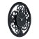 Wall clock, series: interior, "mechanism", discrete move, D-45 cm