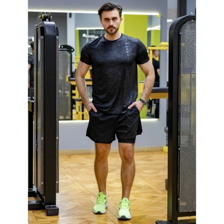 Sports T -shirt male ise, size 52, black color-8