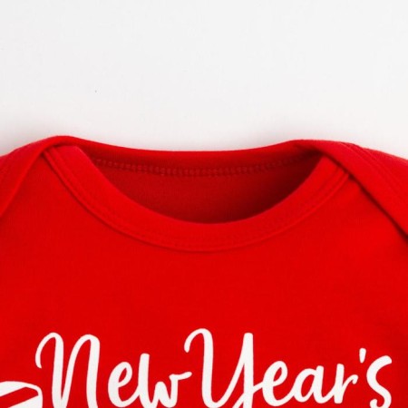 Body with DL. Sleeve Kroshka I "Winter Party", height 86-92 cm, red-1