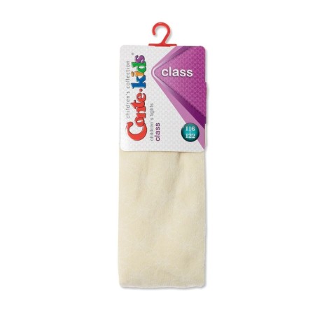 Pantyhose Baby thin cotton conte kids, height 116-122 cm, beige color-3