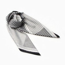 Women's scarf minku 70*70 cm, black