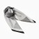 Women's scarf minku 70*70 cm, black