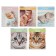 Notebook of 36 sheets in Calligrata “Cat” cage, cover covered paper, block No. 2, whiteness 75% (gray sheets), mix