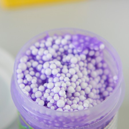 Slime "Plus" purple, container with balls, 40 g-2