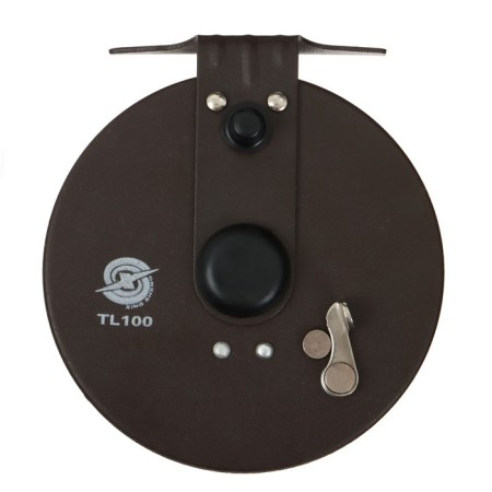 Inertial coil, metal, diameter 10 cm, dark brown color, TL100-4