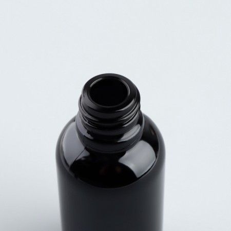 A glass bottle for storage, with a sprayer "Black", 30 ml, black color-3