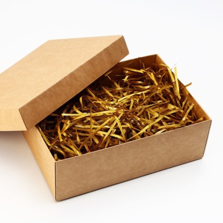 Filler for balls and gifts, packaging, “gold”, 15 x 26 cm-2