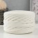 Knitted yarn, width 7-9 mm, 100m/295 gr ± 10% (01 - vanilla)