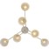 Rivoli Constance 3155-306 6he27, 60W chandelier