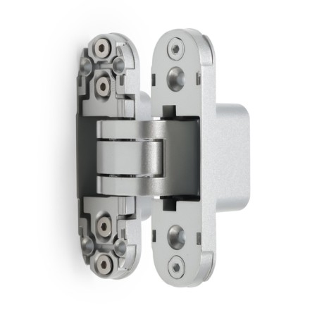 Loop Lockland hidden installation, 30x110 mm, with 3D regulation, matte chromium color-2