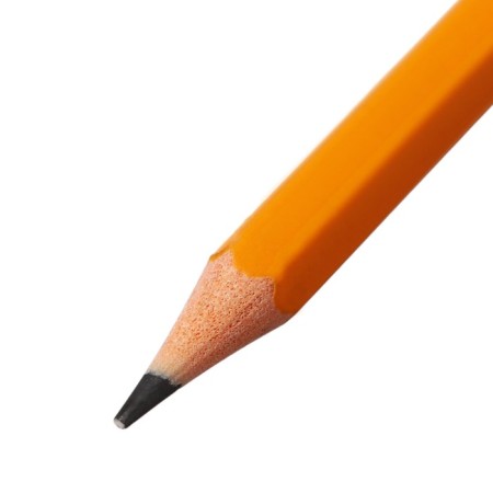 Chernographic pencil (simple) Hb, calligrata, with an eraser, sharpened, plastic, hexagonal, yellow-4