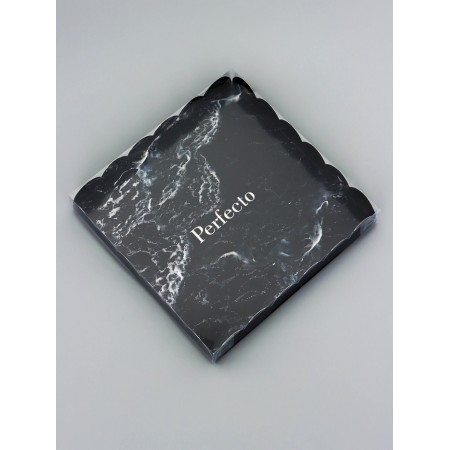Cookie box, confectionery packaging, "present", 21 x 21 x 3 cm-2