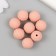 Busina Silicon "Round with a beam" ash-pink d = 1.5 cm