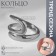 The ring "minimal" the arc, the color is silver, dimensionless
