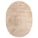 Sheggy carpet oval 120x170 cm, color melange, jute, pp100%