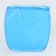 A basket for storing toys "Raccoon" with a lid, 45 x 45 x 43 cm, blue