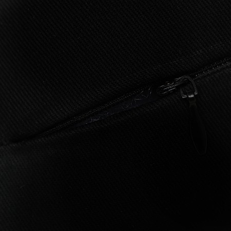 Ethel pillow, 30x50+1 cm, black, 100% cotton-3