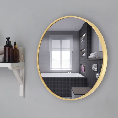 Mirror "matte gold", wall -mounted, 50 × 4 cm
