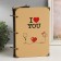 Photo album on rings 30 sheets "Recognition of love" Black sheets 26x18 cm