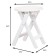 Folding stool, 350x390x445, snow