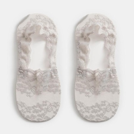Invisible socks female "flowers", size 36-37 (23 cm)