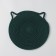 Serving napkin on the table "Kotya", d = 29 cm, green color