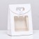 Box-pack, with a window, white, 16 x 12 x 6 cm