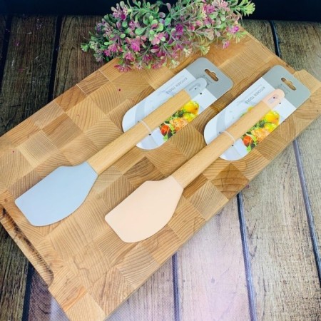 Silicone spoon Lenardi, 30.5 cm, color mix