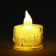 LED candle, mod. SV-24 "Gold", 5 x 3.8 cm.