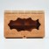 Wooden box with cells "monogram", 22 x 12.5 x 5 cm