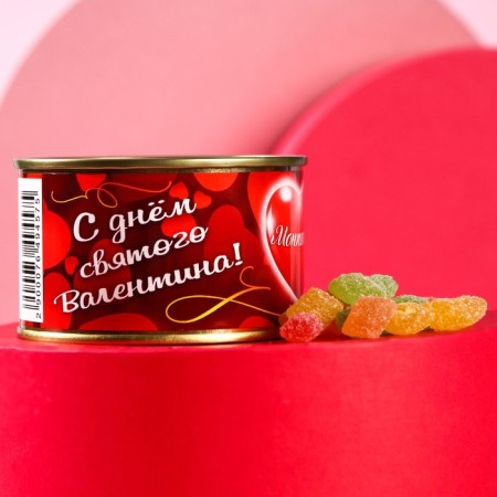 Monpensier in the heart, Caramel Lollice in a tin can, 140 g-2
