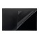 Office table 38 × 59 cm, calligrata, with a transparent pocket, black