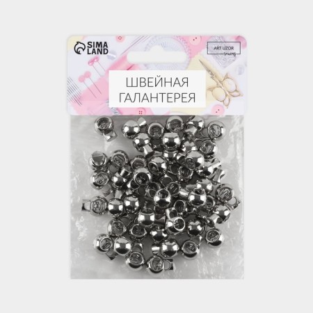 Cleep lock, d = 4 mm, plastic, silver color, price per 1 piece-6