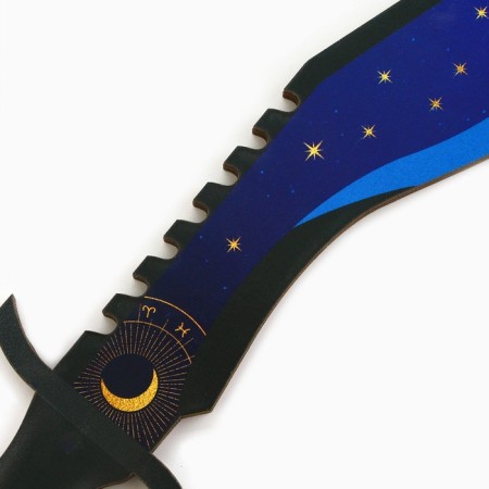 Souvenir weapon Knock Kukri "Stars", length 25 cm-3