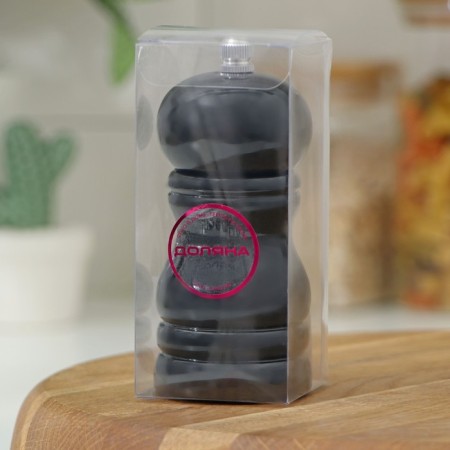 Mill for spices of the share "Paints", 11 cm, black color-4