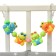 Stretching on the stroller/crib "frog", 4 toys, color mix, crush me