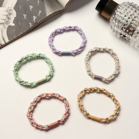 Hair gum "Sport Lux" Weaving Summer, 5 cm, mix-1