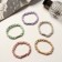 Hair gum "Sport Lux" Weaving Summer, 5 cm, mix