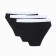 Set of panties slips minku ribbone size 44-46, black color, 3 pcs