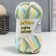Knitted yarn 95% cotton, 5% Elastan "Lentino Melange" 100 g 30 m color 19