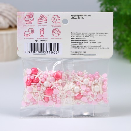 Confectionery Sprinking "Mix No. 12", 20 g-2