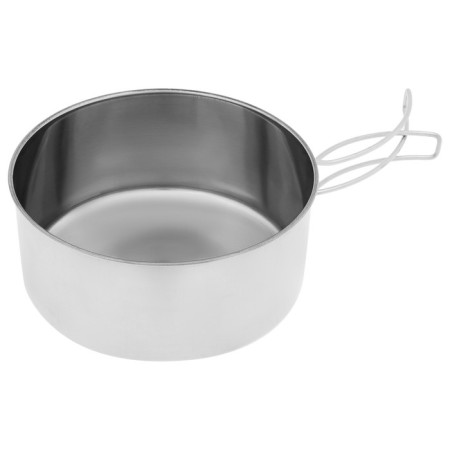 Set of dishes Maclay, hiking: 2 circles, 2 bowls, pan, 2 pots, stainless steel-10