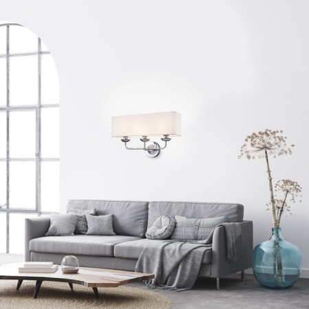 Wall lamp 3x40W E14, size 50x22x30 cm-5