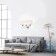 Wall lamp 3x40W E14, size 50x22x30 cm