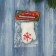 Soft suspension "mittens with a snowflake" 8x6 cm, white