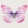Decor for creativity "Butterfly", two -layer, set of 12 pcs., Size 1 pc. - 5 × 4 cm, purple color