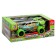 Radio -controlled "Formula" machine, light, with a battery, green color